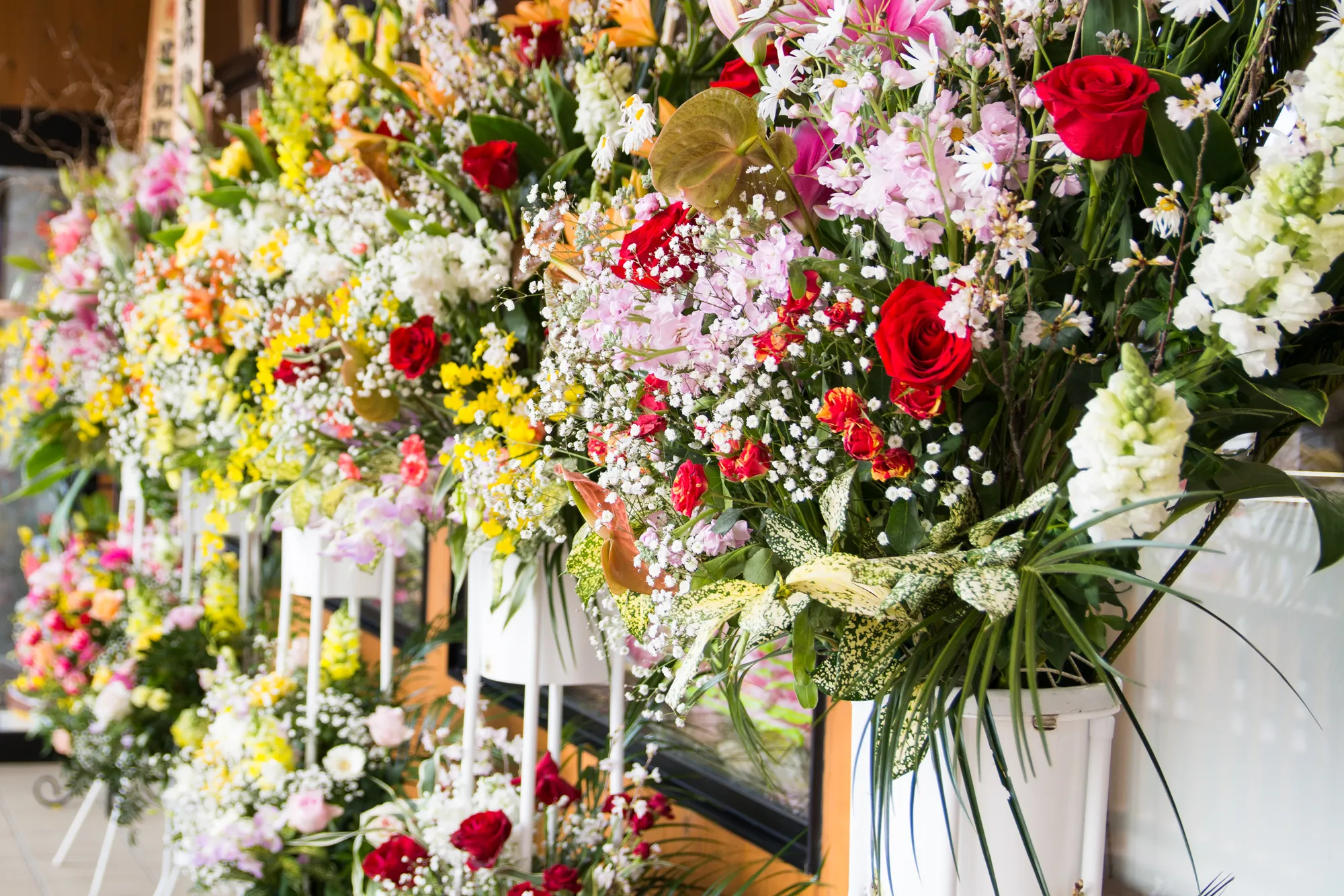 【お祝いの花】
